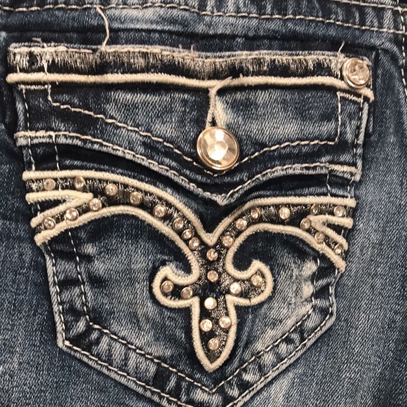 Rock Revival Ruella Straight Jeans Size 26 - Picture 10 of 11